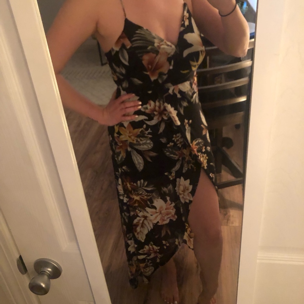 Floral Wrap Dress!
